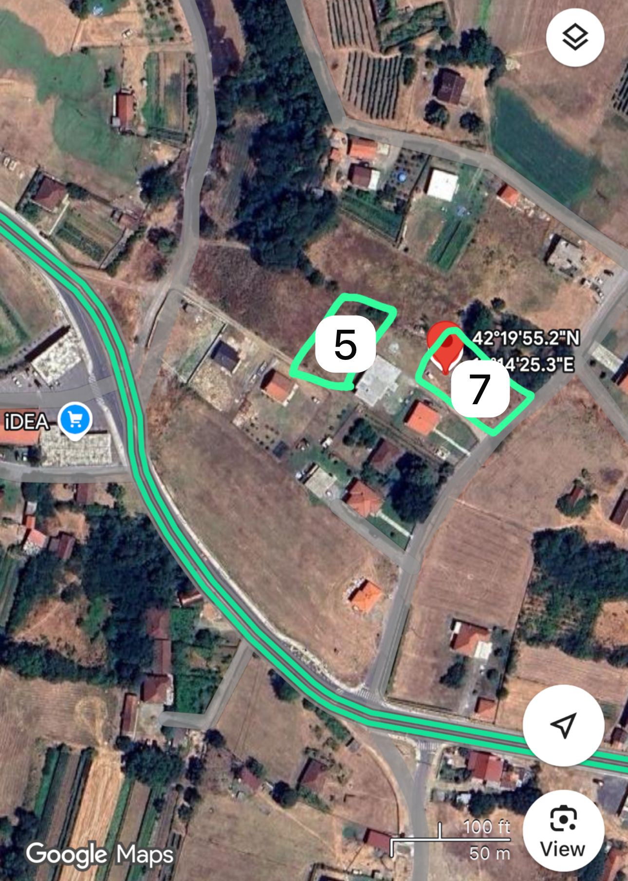 Land 1000m2 for sale in Golubovci, Zeta