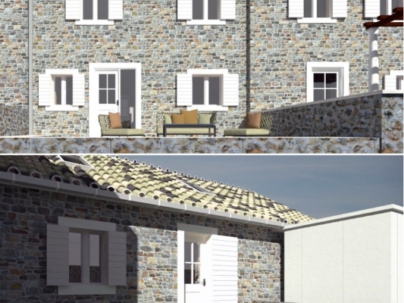 A house 100m2 under construction for sale in Morinj, Kotor