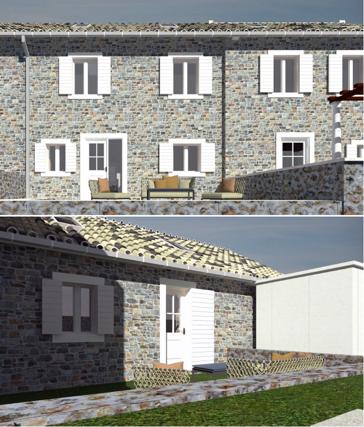 A house 100m2 under construction for sale in Morinj, Kotor