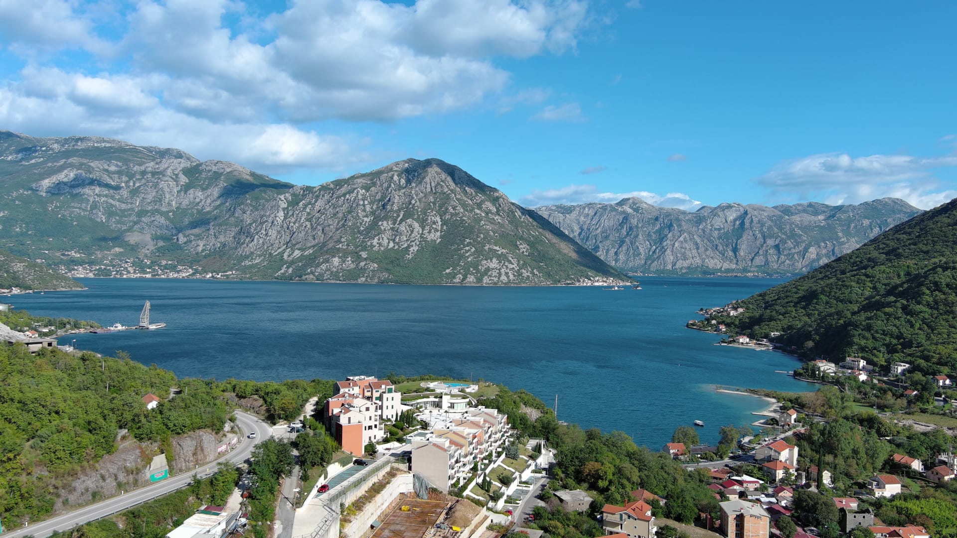 A house 100m2 under construction for sale in Morinj, Kotor